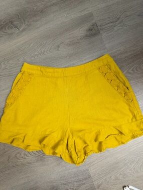 june & hudson Mustard Yellow Knit Top